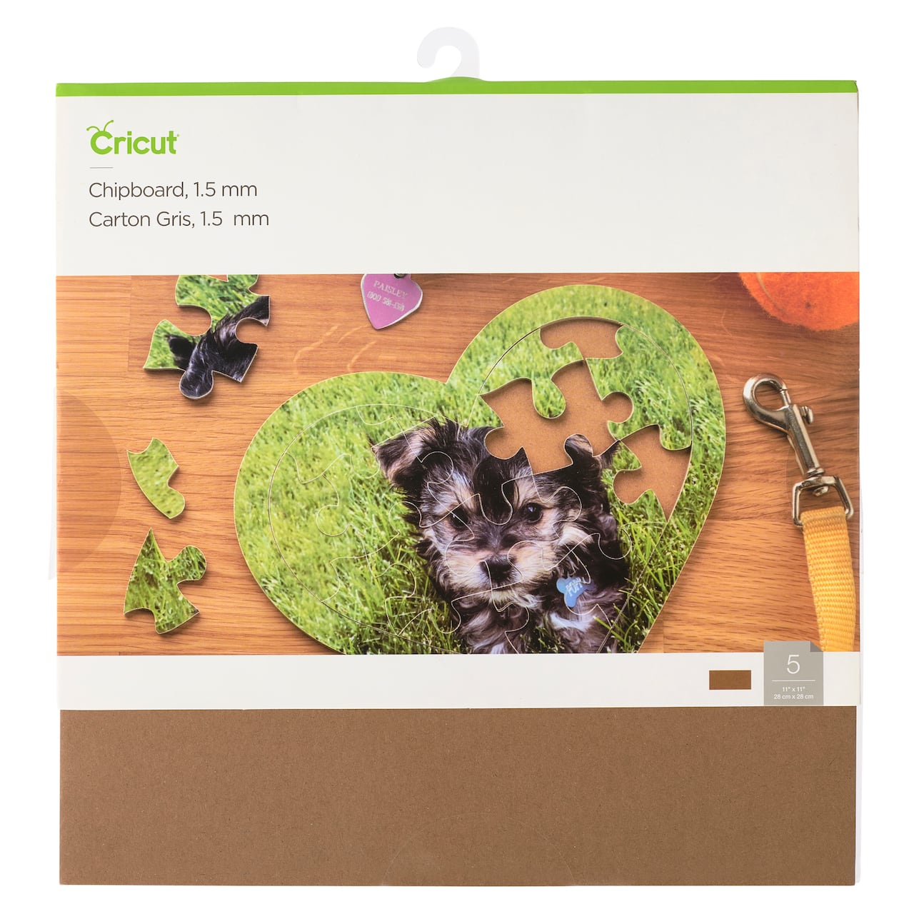 9 Packs: 5 ct. (45 total) Cricut® Chipboard Kraft Sampler